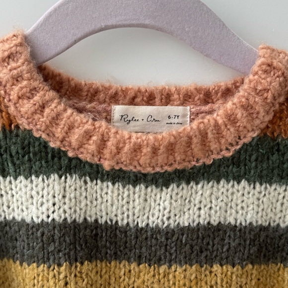 Rylee+Cru Striped Aspen Sweater. Size 4-6 - Picture 6 of 7
